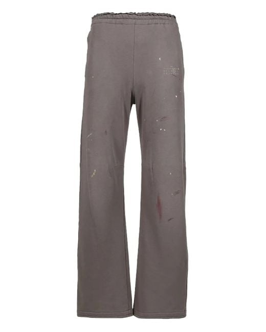 メンズ MM6 by Maison Martin Margiela ペイント スウェットパンツ Gray