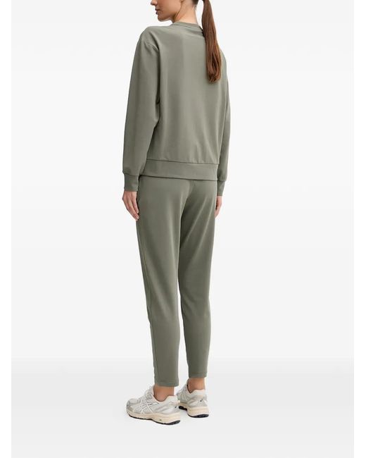 EA7 Green Logo-Print Tracksuit