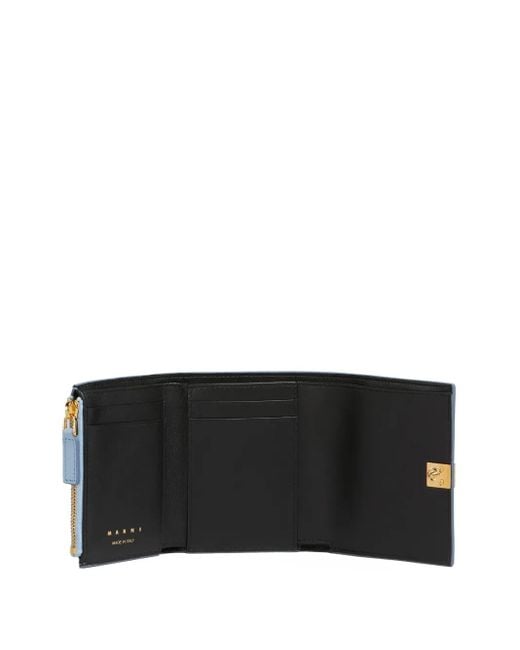 Marni Blue Portemonnaie Mit Klappe