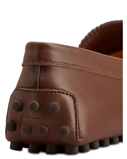 Tod's Brown Gommino Loafers