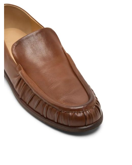 Marsèll Brown Mocassino Leather Loafers