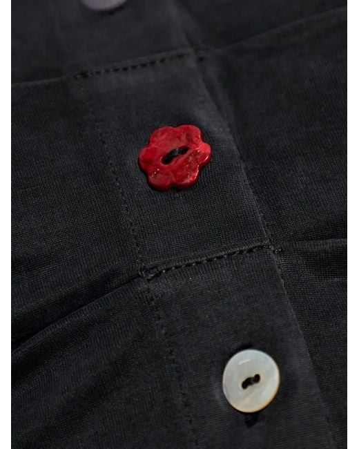 AVAVAV Blue Buttoned Long-Sleeve Shirt