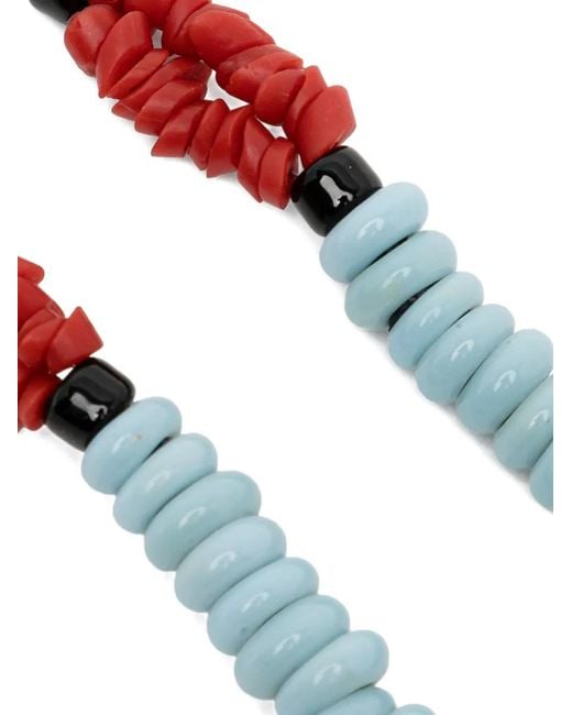 Toga White Beaded Necklace