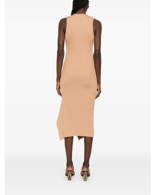 Stella McCartney White Asymmetric Ribbed Vest