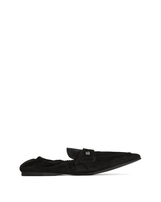Dolce & Gabbana White Calfskin Slippers for men
