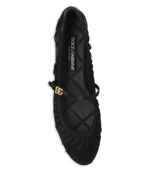 Ballerine Con Fibbia di Dolce & Gabbana in Black
