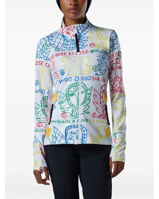Jcc Doodle-Print Performance Jacket Rossignol en coloris Blue