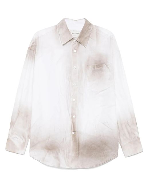 Feng Chen Wang Hemd Mit Sandwashed-Effekt in White für Herren