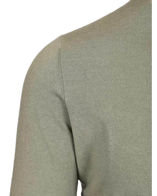 Al Duca D'aosta Green T-Shirt À Bords Nervurés for men