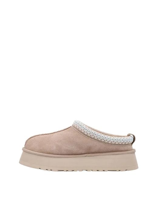 Ugg Natural Tazz Suede Slippers