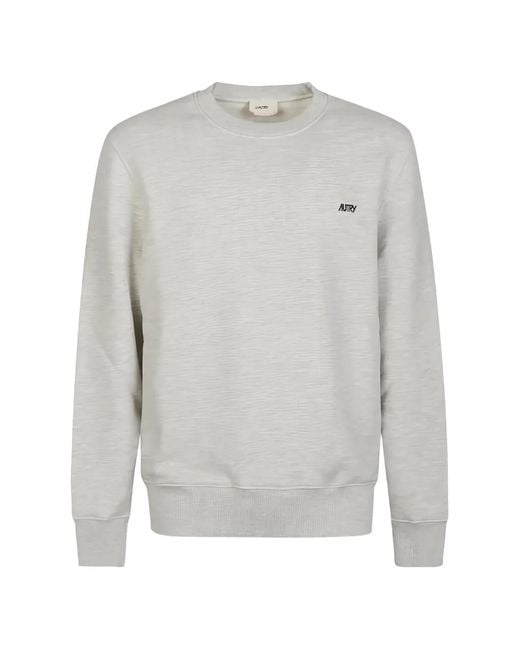Autry Gray Crew-Neck Sweatshirt