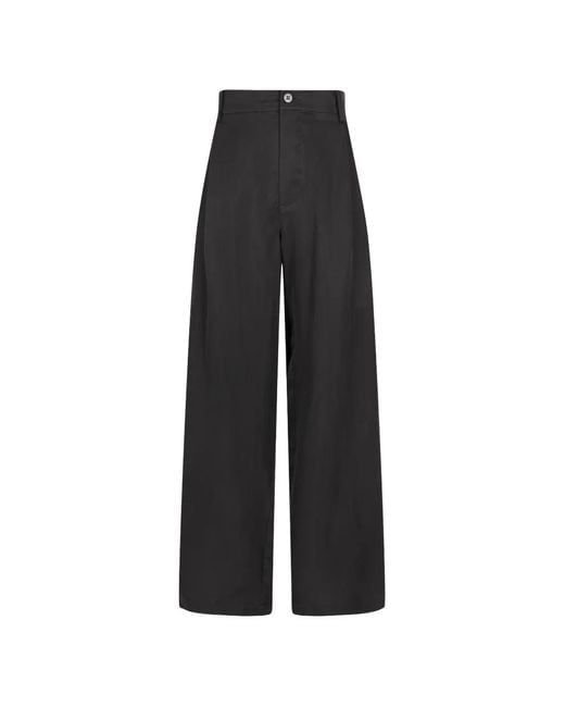 CROQUIS Black Pleated Tapered Trousers for men
