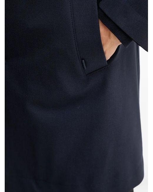 Abrigo con botones Boss de hombre de color Blue