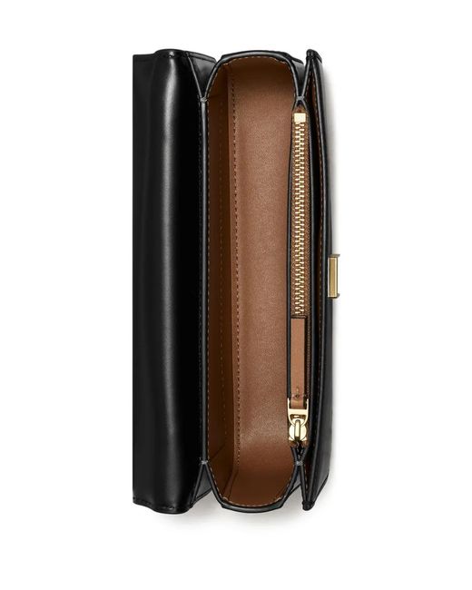 Tory Burch Black Eleanor Small Leather Shoulder Bag