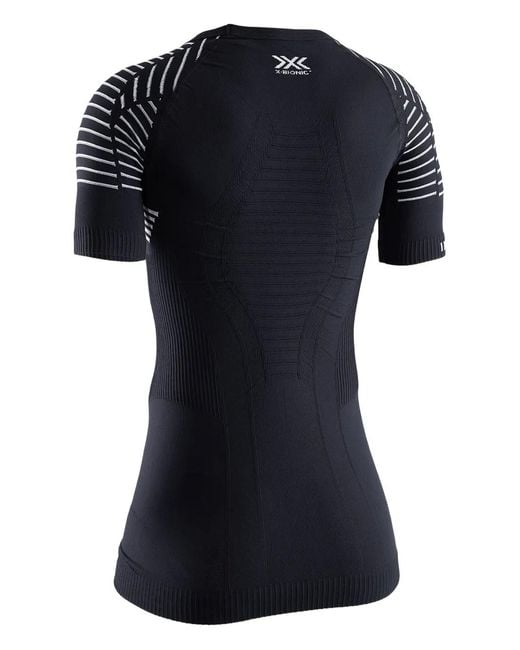 X Bionic Black Striped T-Shirt