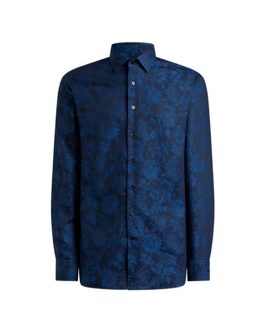 Camicia di Etro in Blue da Uomo