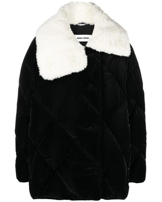 Ienki Ienki Black Shearling Queen Padded Jacket