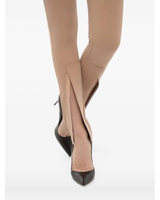 Wardrobe NYC White Ankle-Slit Skinny-Fit Trousers