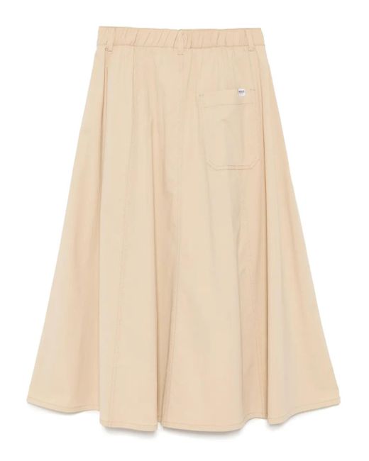 Chocoolate Natural A-Line Skirt