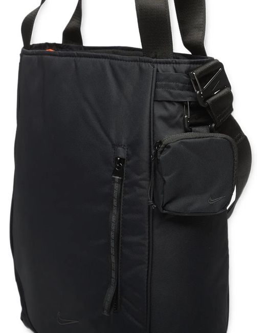Nike Black Commute Zip-Pocket Tote Bag