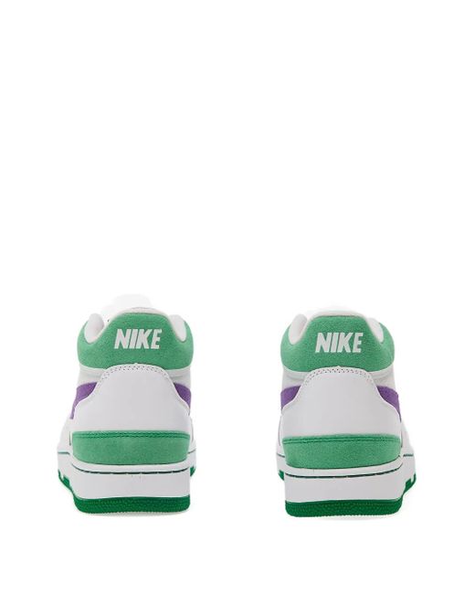 Nike White Attack Prm Panelled Sneakers