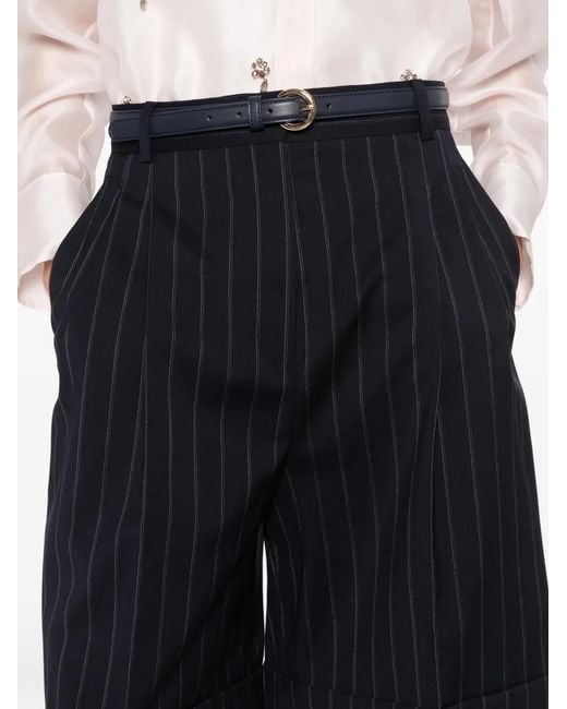 Max Mara Blue 'Era' Bermuda Shorts
