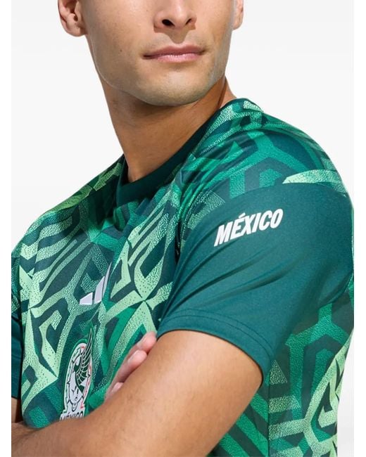 Adidas Green Mexico 26 Home Pre Match Jersey for men