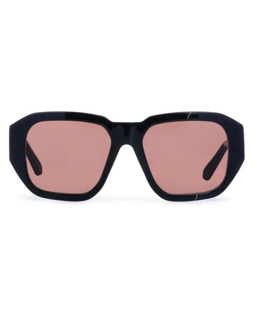 FACE HIDE Brown Broken Cosmo Sunglasses