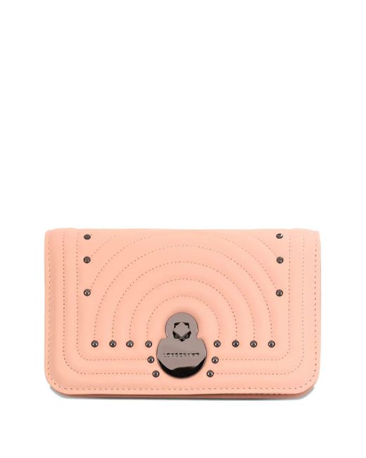 Portefeuille Matelassé À Bride En Chaîne Longchamp en coloris Pink