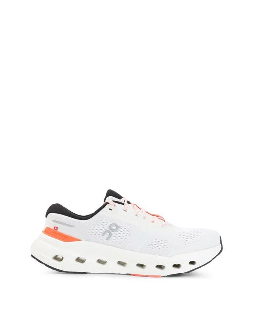 On Shoes White Cloudrunner 3 Mesh Sneakers for men