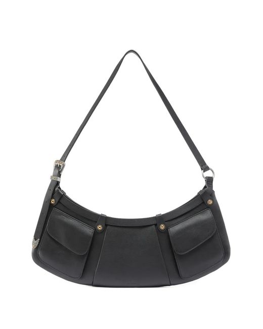 Pinko Black Pocket Body Bag Large Shoulder Bag