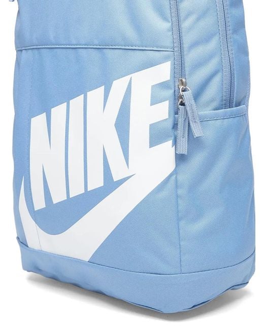 Nike Blue Logo-Print Backpack