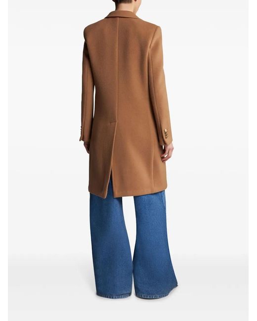 Etro Brown Single-Breasted Coats