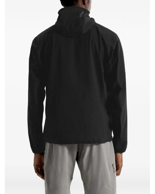 Arc'teryx Black Ossa Half-Zip Hooded Jacket for men