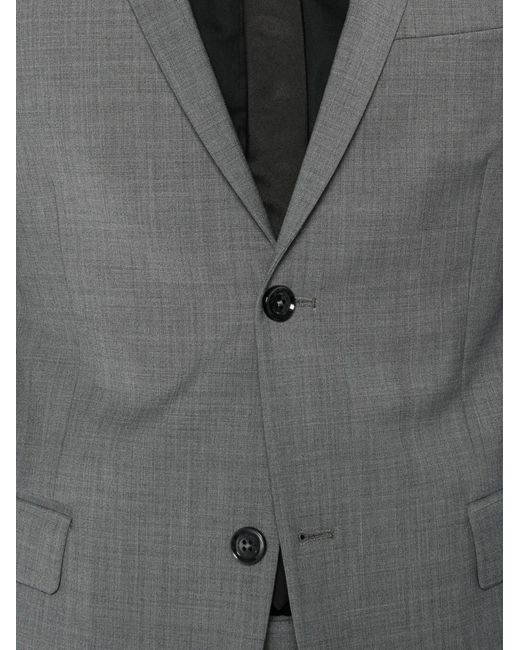 Daniele Alessandrini Gray Single-Breasted Tailored Suit for men