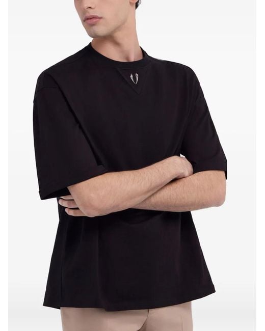 Roberto Cavalli Black Jersey T-Shirt for men