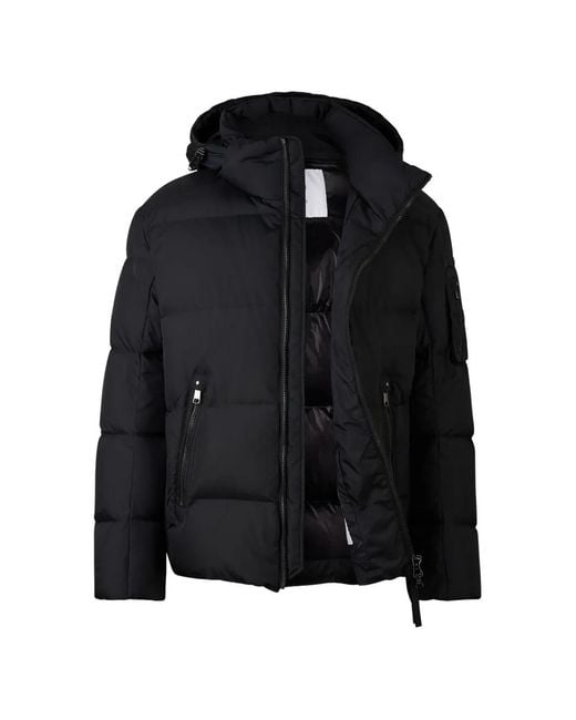 Bogner Black Jamy Hooded Jacket for men