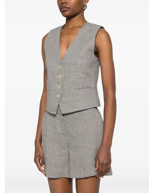 P.A.R.O.S.H. Gray Bambu Waistcoat