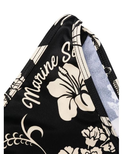 Bikini A Fiori di MARINE SERRE in White