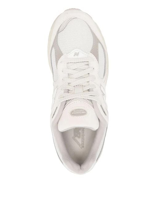 New Balance White 2002R Sneakers