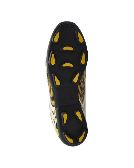 Y-3 Green Tiger Print Sneakers