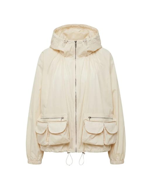 MEIMEIJ Natural Hooded Multi-Pocket Jacket