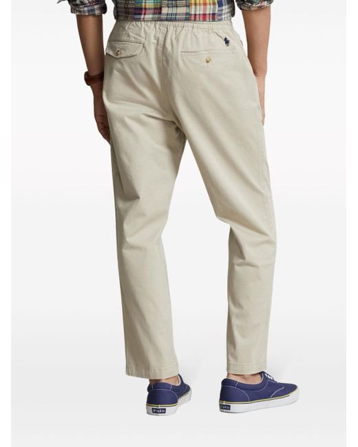 Polo Ralph Lauren Natural Neutral Polo Prepster Chino Trousers - Men's - Cotton/elastane for men