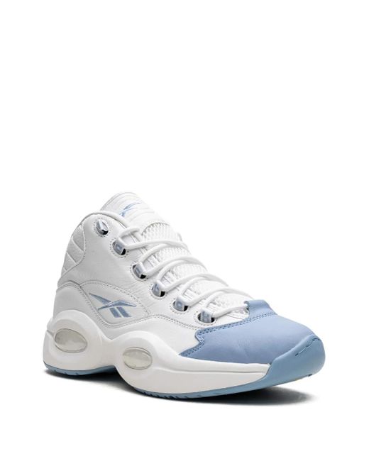 Reebok White Question Mid "On To The Next" Sneakers for men