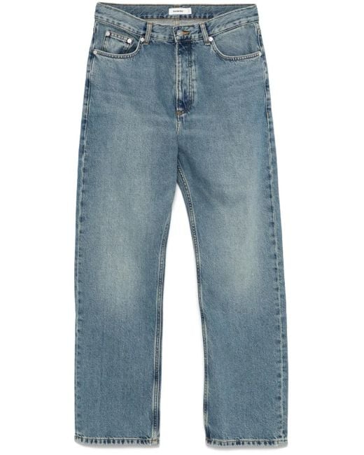 Jeans Con Applicazione Logo di Sandro in Blue da Uomo