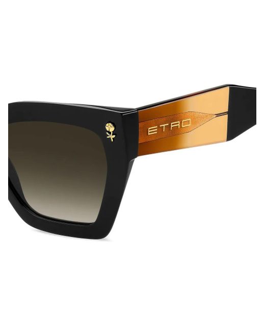 Etro Black Stripes Sunglasses