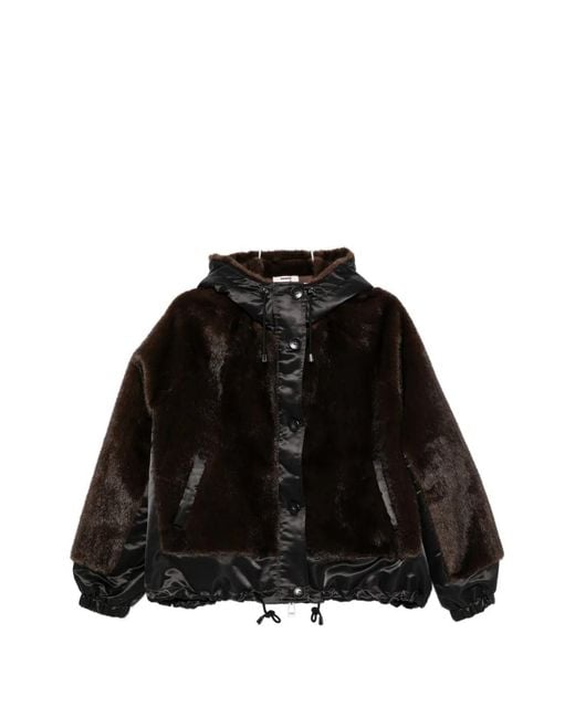 VALENTINI 1972 Black Zip-Fastening Hooded Jacket