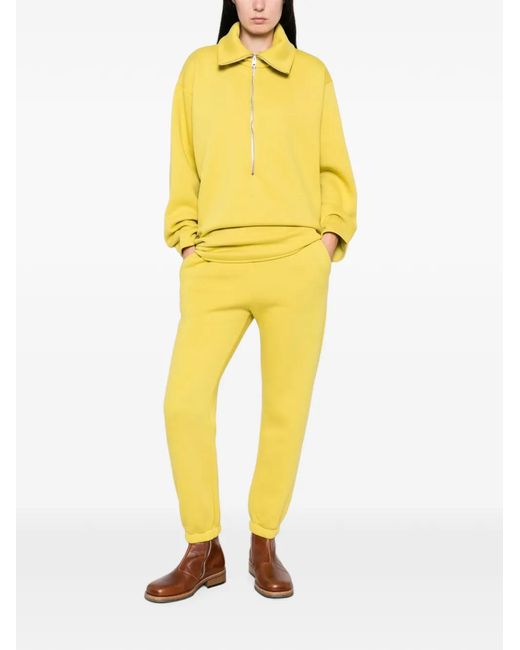 THE M.. Yellow Honey Logo-Patch Track Pants
