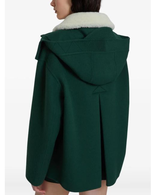 Cappotto Con Cappuccio di Ermanno Scervino in Green