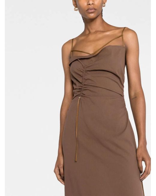 Jacquemus Brown Resort Dresses